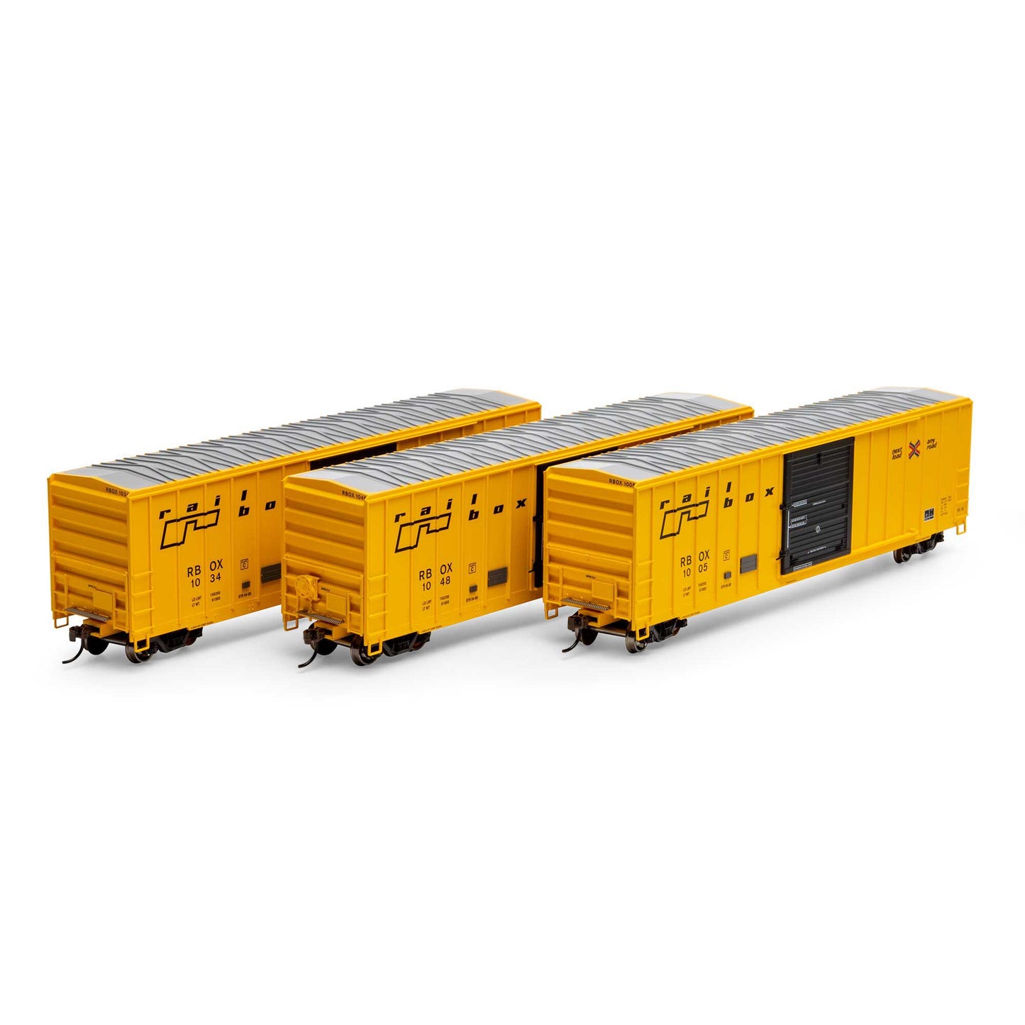 HO 50' FMC 5347 Boxcar RBOX #1005, #1034, #1048 (ATH18694)