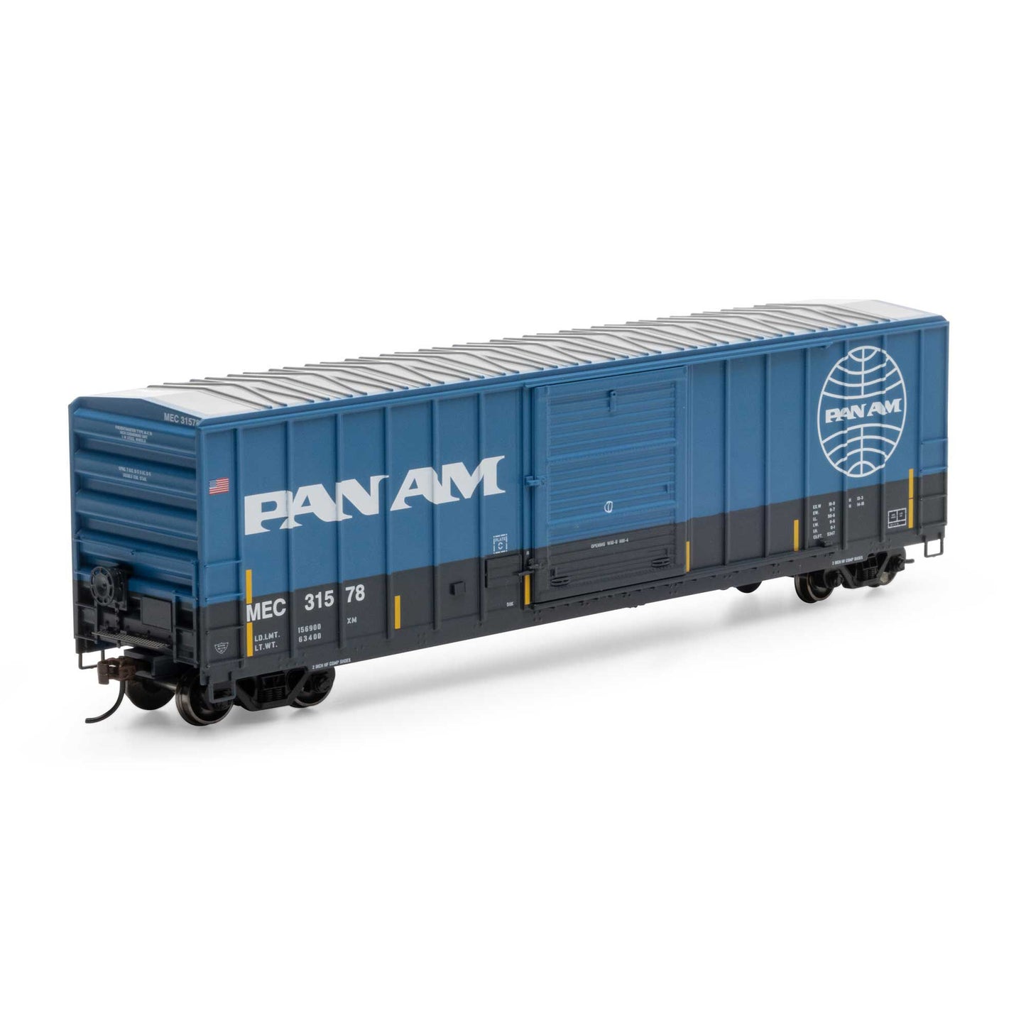 HO 50' FMC 5347 Boxcar MEC / Pan Am #31578 (ATH18702)