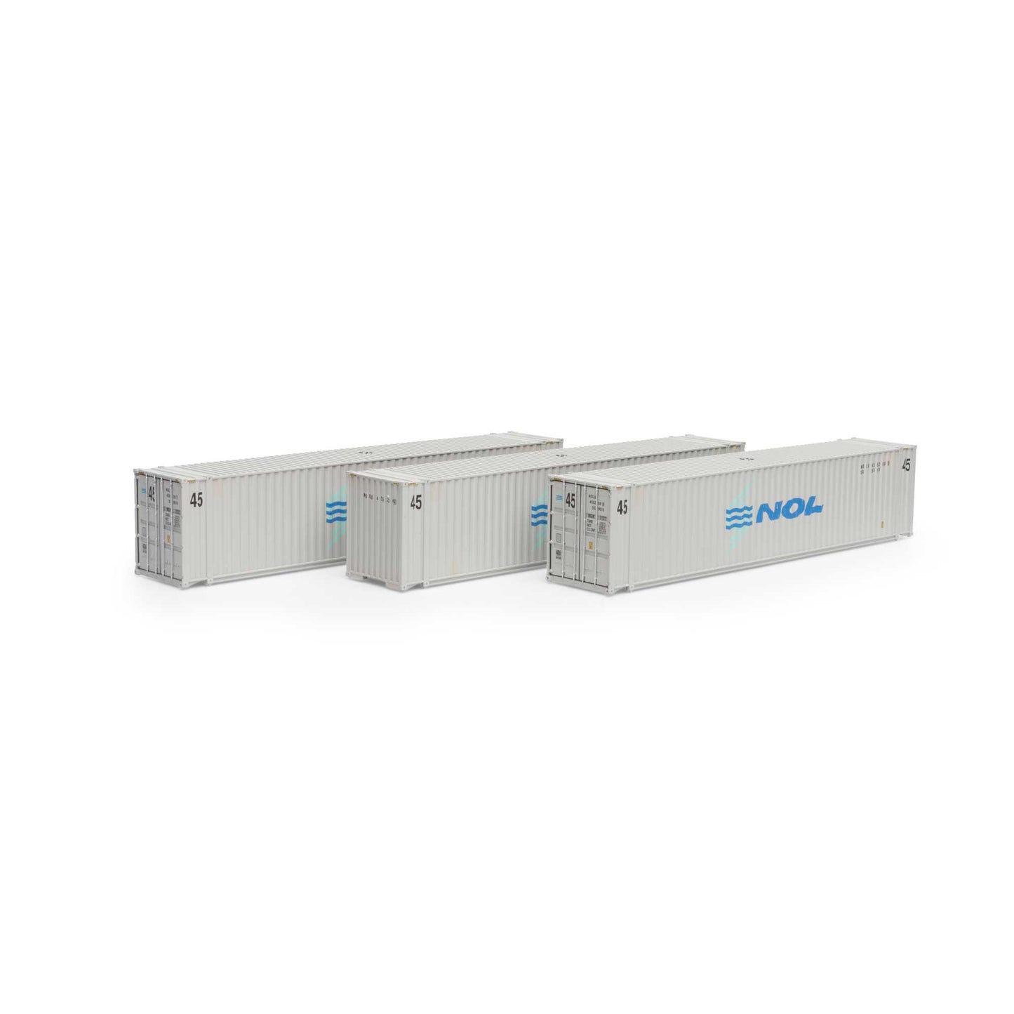 HO RTR 45' Container, NOL #2 (3) (ATH28039)