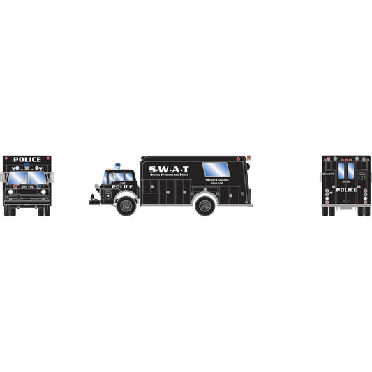 HO Ford C Police Truck Tri-County SWAT Command 100 (ATH29473)