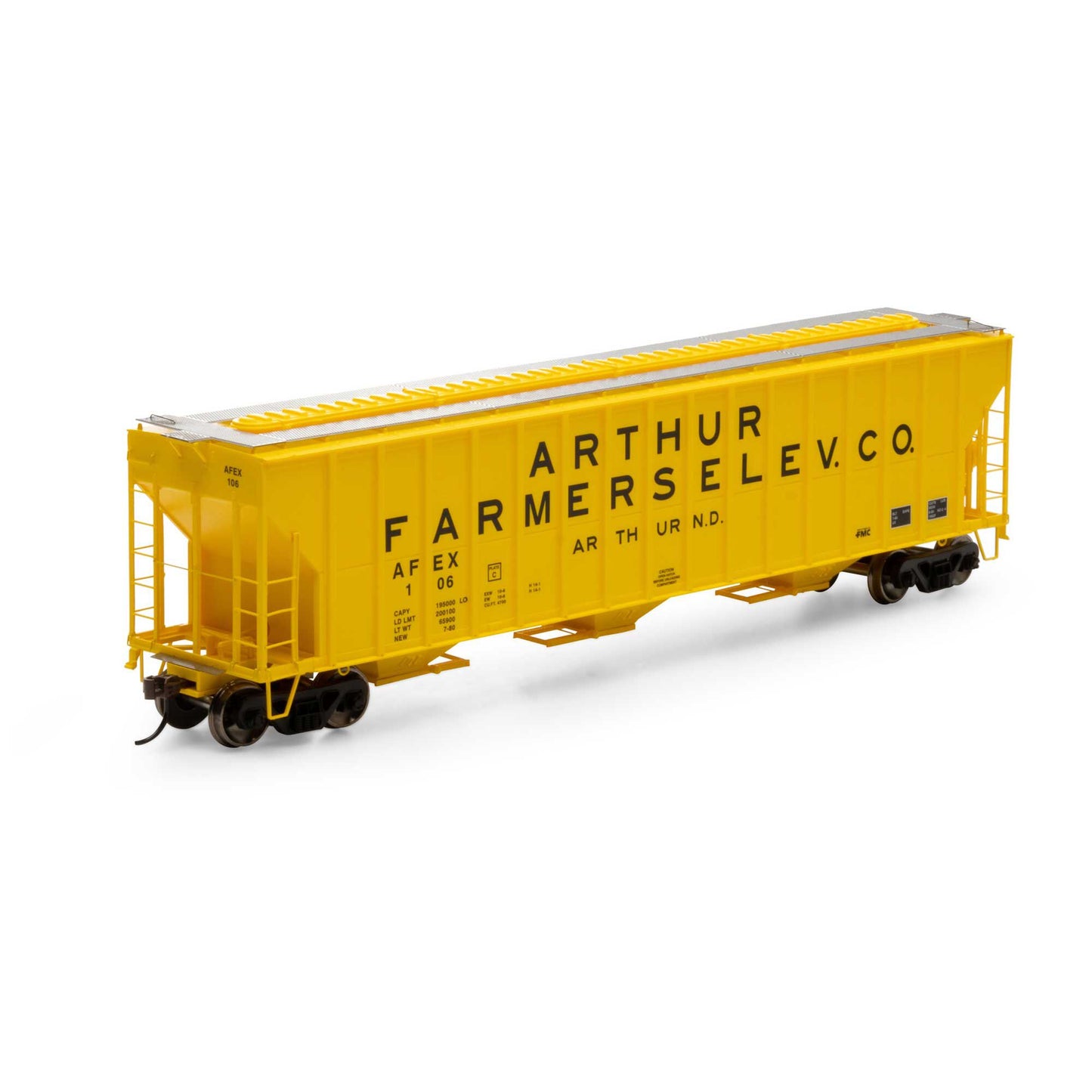 HO RTR FMC 4700 Covered Hopper AFEX #106 (ATH81577)