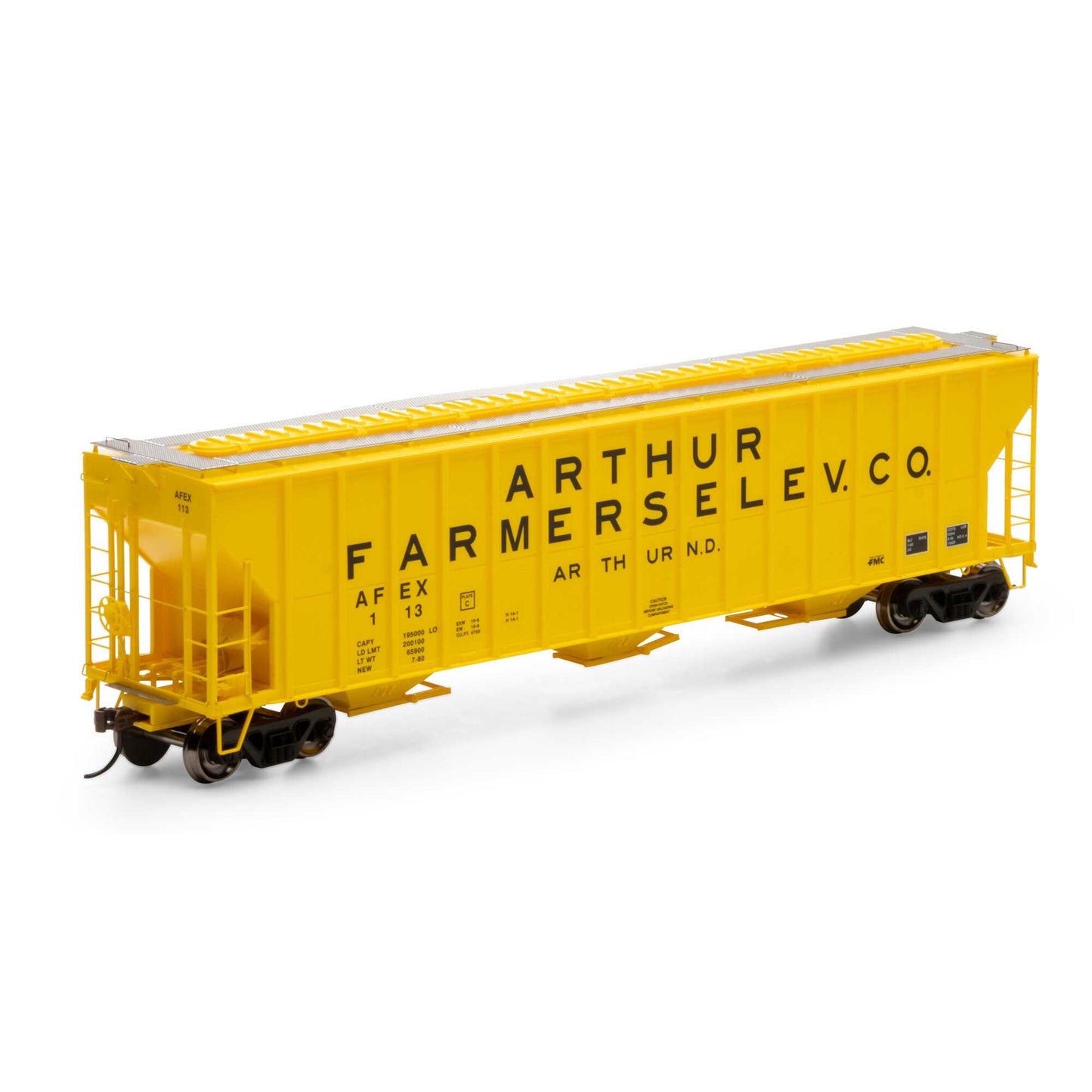 HO RTR FMC 4700 Covered Hopper, AFEX #113 (ATH81578)