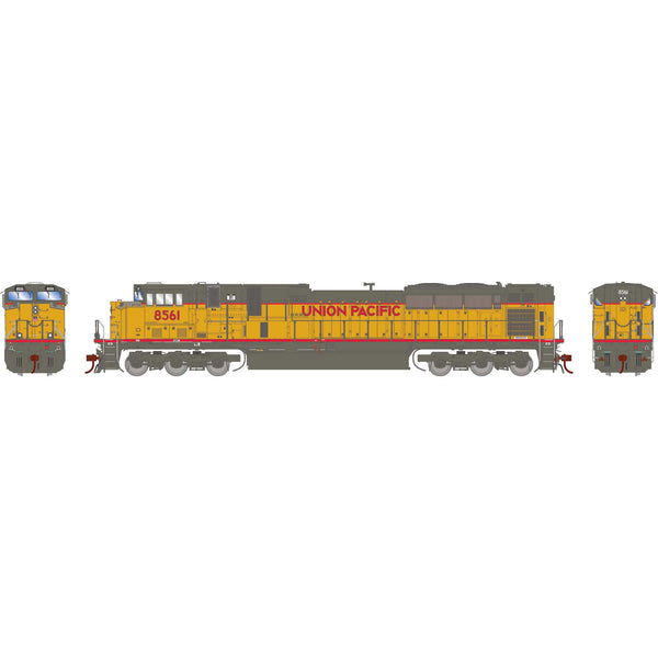 HO EMD SD90MAC-H Phase 2 Locomotive with DCC and Sound UP #8561 (ATHG ...