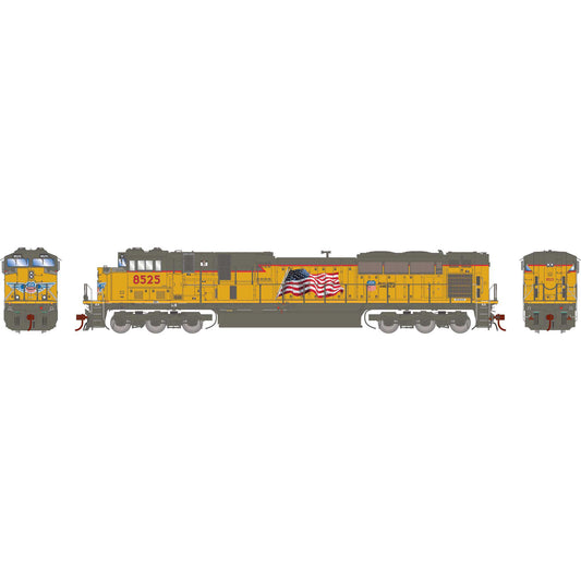 HO EMD SD90MAC-H Phase 2 Locomotive with DCC and Sound (UP 'Flag' Legendary Livery #8525) (ATHG-1045)