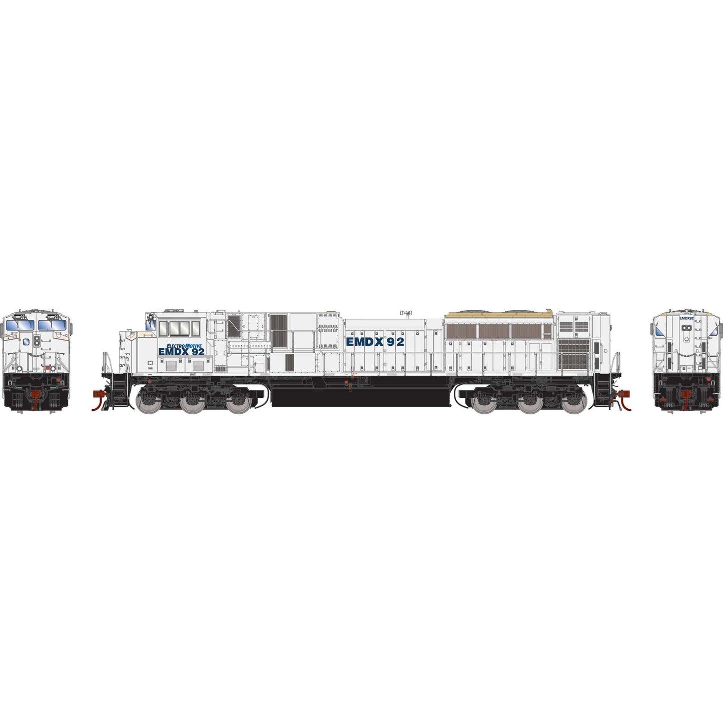 HO EMD SD89MAC Locomotive with DCC & Sound, EMDX #92 (ATHG-1053)