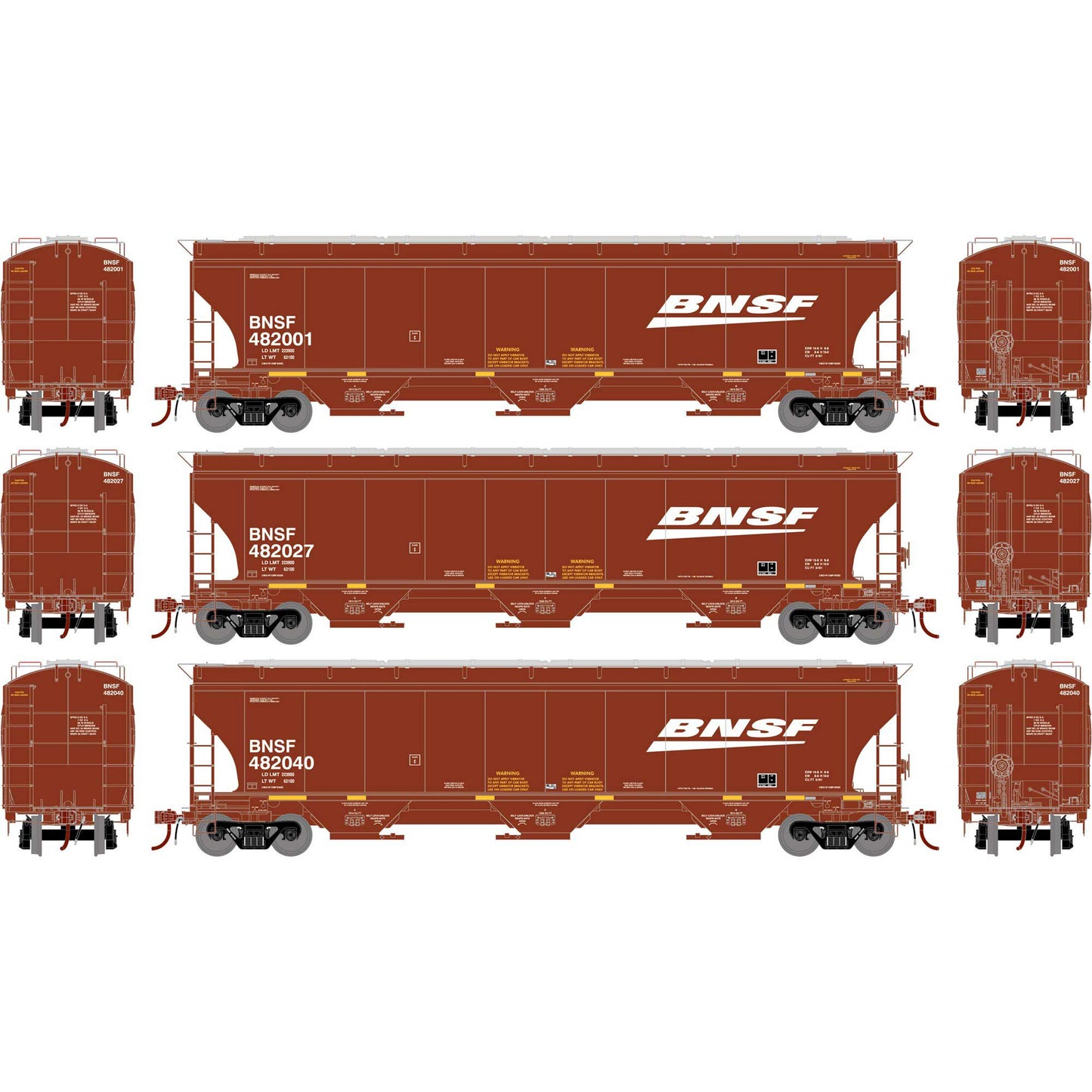 HO GEN Trinity 5161 Covered Hopper BNSF (ATHG-1057)