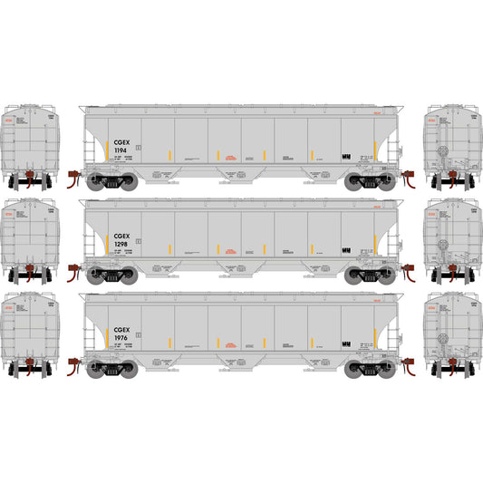 HO GEN Trinity 5161 Covered Hopper CGEX #1194/1298/1976 (ATHG-1078)