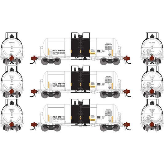 N 13K Gallon Acid Tank Car FXE #418099/418109/418119 (ATHG-1479)