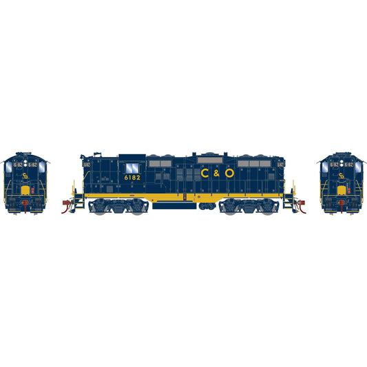HO GP9 Locomotive C&O #6182 (ATHG82270)