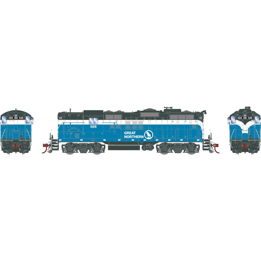 HO GP9 Locomotive GN #688 Big Sky Blue (ATHG82276)