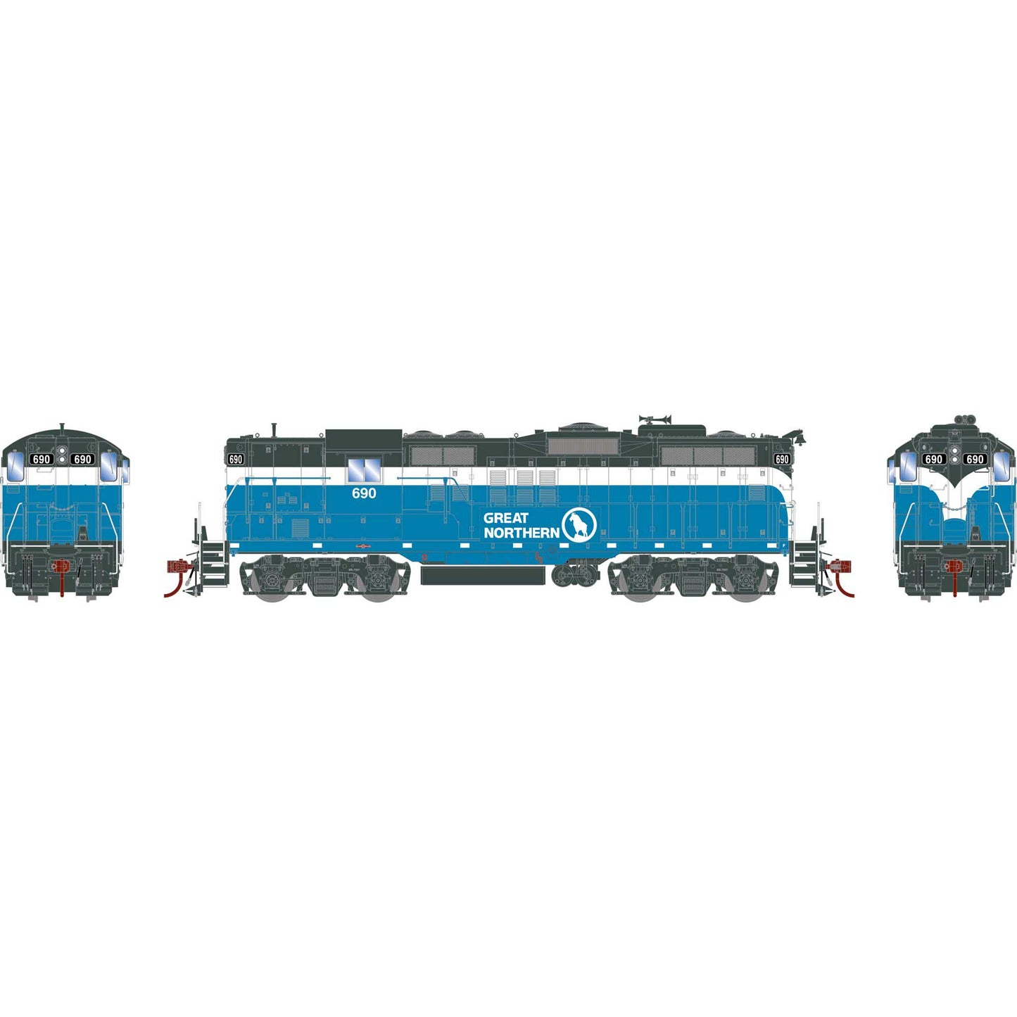 HO GP9 Locomotive GN #690 (ATHG82283)