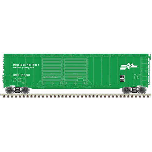 HO 50' Postwar Box Car Michigan Northern #100002 (ATL20006586)