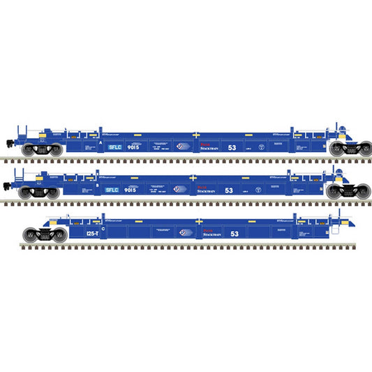 HO Articulated Well Car BNSF #9051 (ATL20006617)