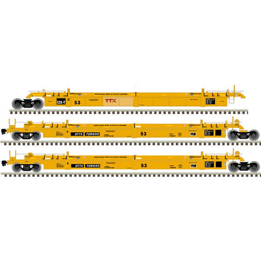 HO Articulated Well Car TTX #728016 (ATL20006626)