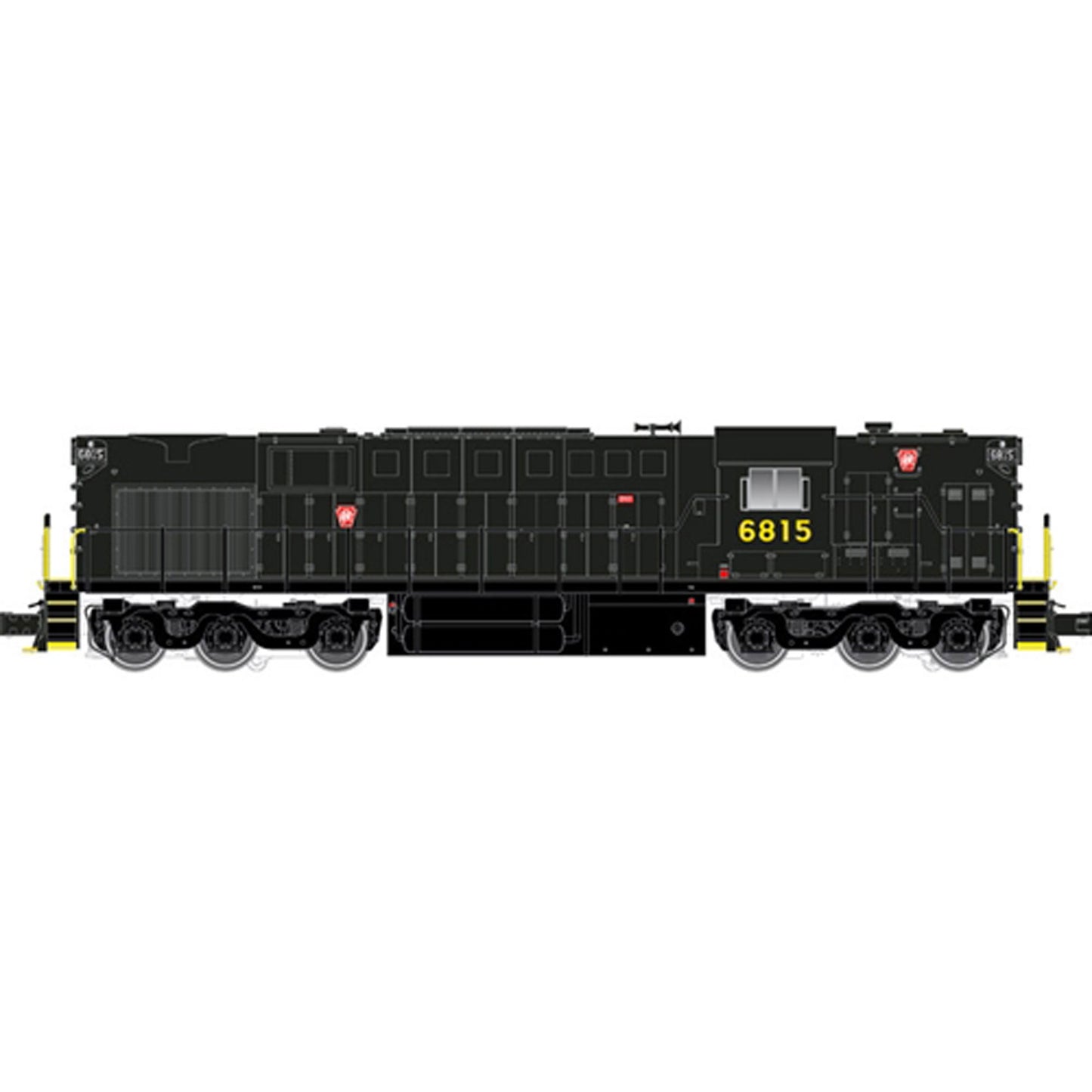 O Trainman RSD7/15 with High Nose PRR #6815 2-Rail (ATO20040024)