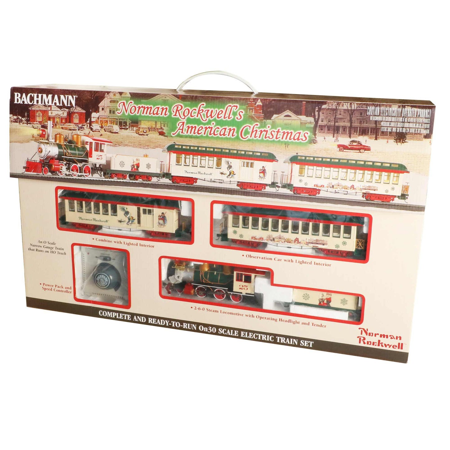 On30 Norman Rockwell American Christmas Train Set (BAC25023)