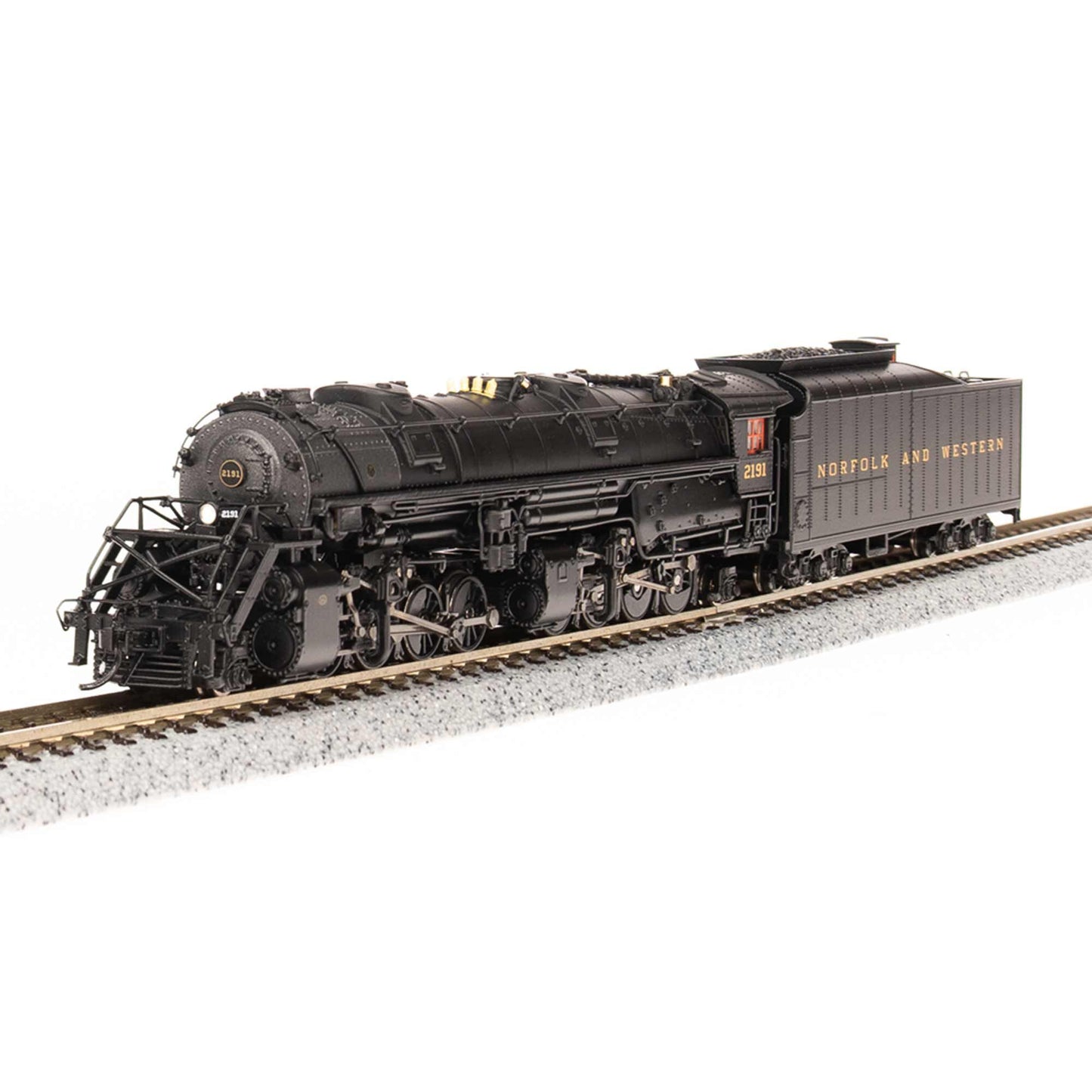 N 2-8-8-2 Y6b Locomotive with Tender N&W #2192 Paragon 4 (BLI7221)