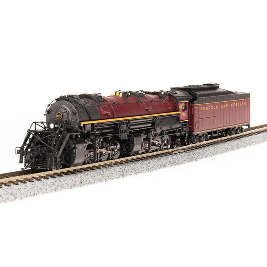 N 2-8-8-2 Y6b Locomotive Maroon with Tender N&W #2171 (BLI7227)