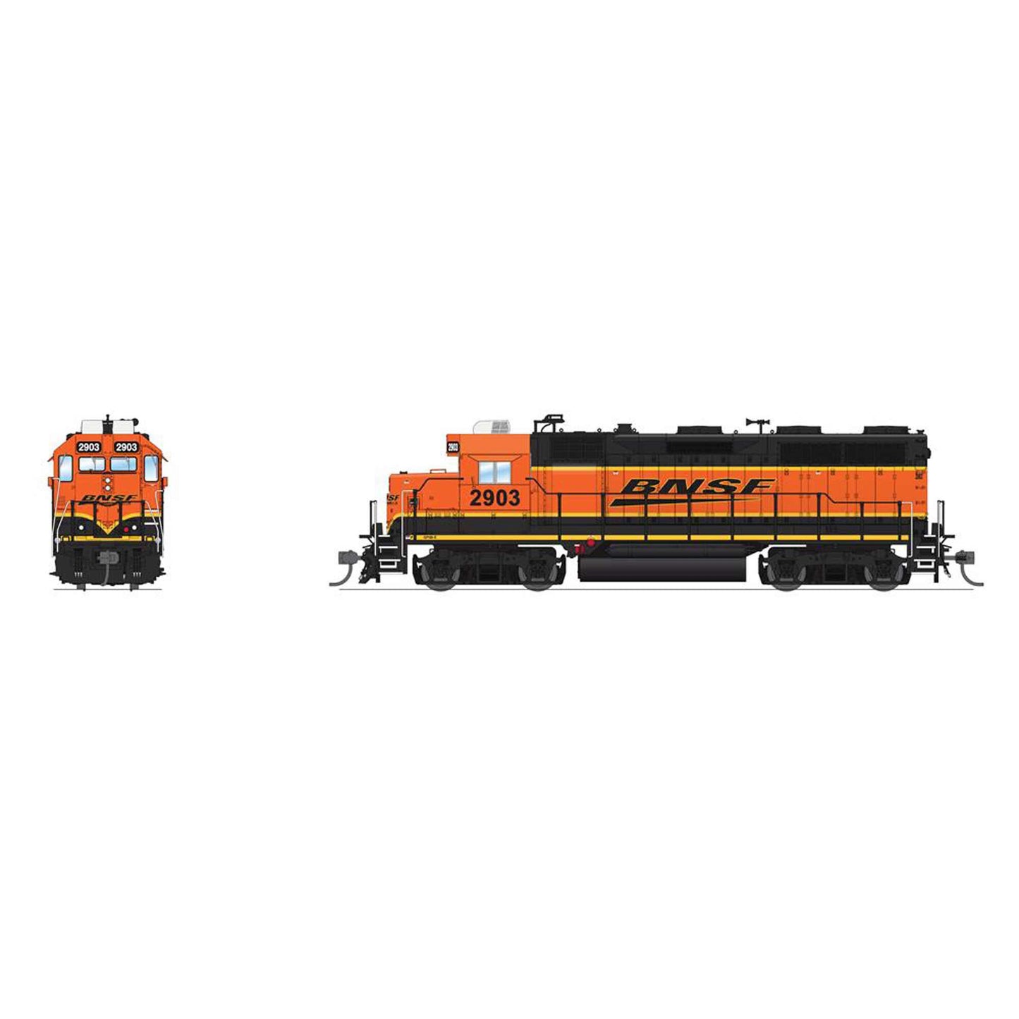 HO EMD GP35 Locomotive Swoosh BNSF 2919 (BLI7533)