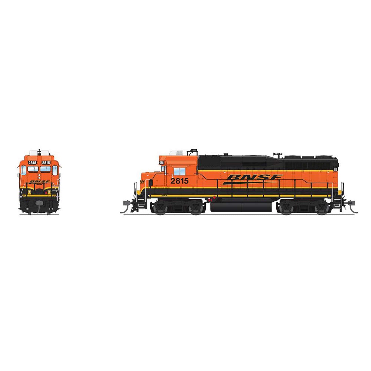 HO EMD GP30 Locomotive H3 Swoosh BNSF 2815 (BLI7562)