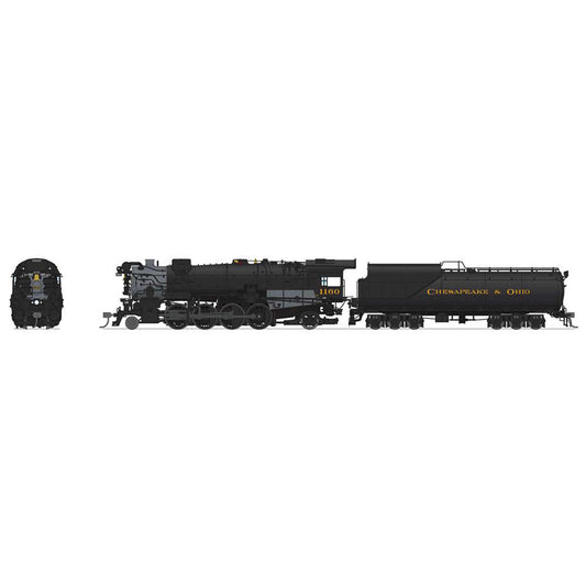 HO K-2 Mikado #1202 with 16-VC Tender Plastic Model (BLI7594)
