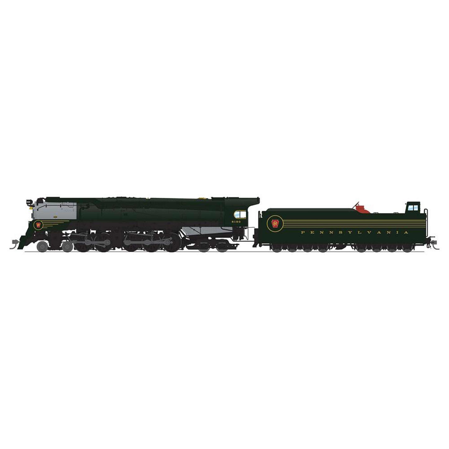 HO PRR Q2 Duplex 4-4-6-4 Locomotive #6190 with Paragon4 Sound (BLI7808)
