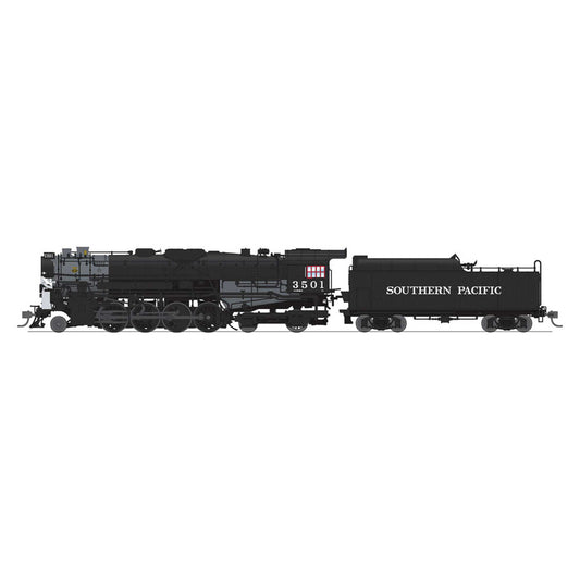 HO Southern Pacific 2-8-4 Berkshire T1a Locomotive with Sound and DCC SP #3501 (BLI7900)