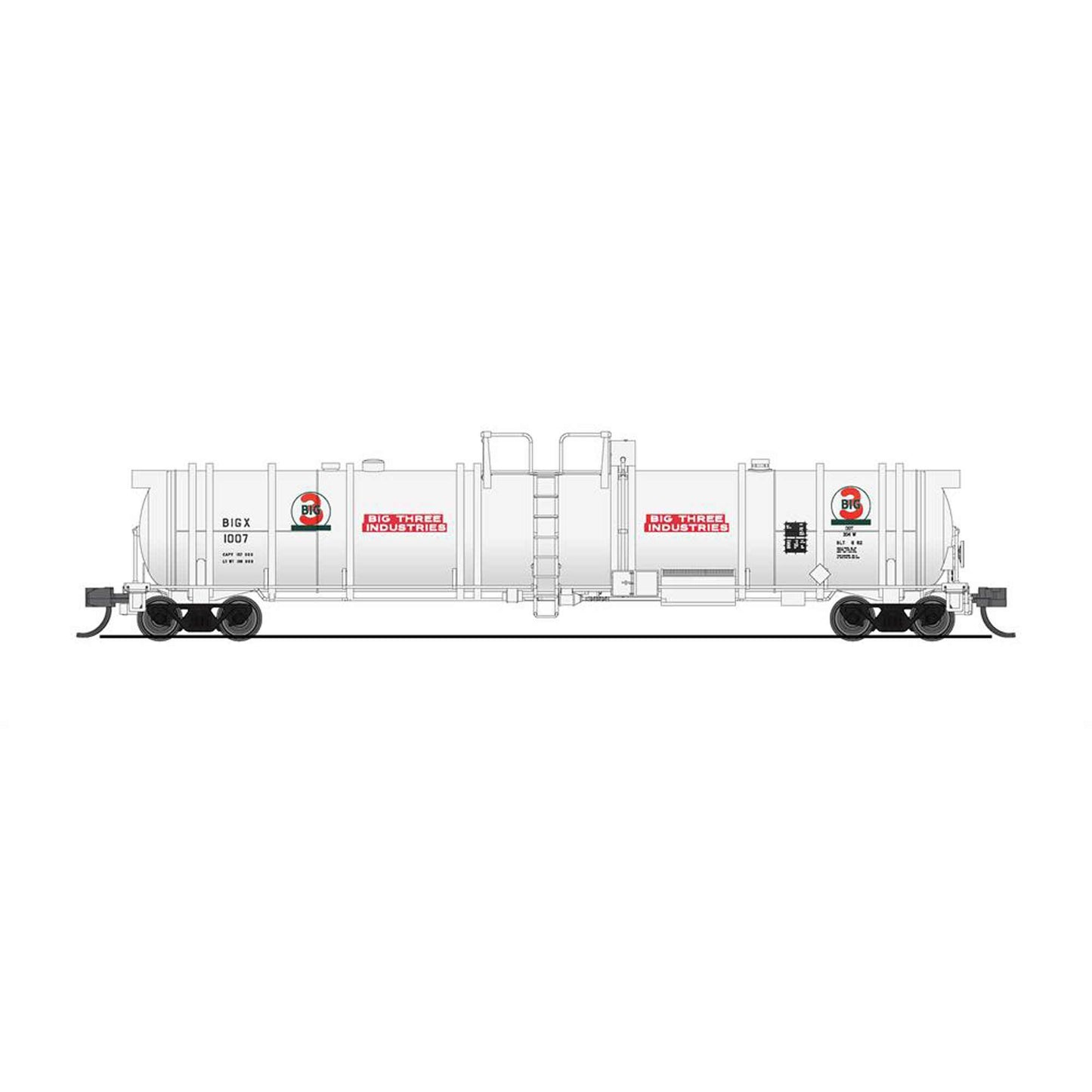 N Cryogenic Tank Car Big 3 (BLI8152)