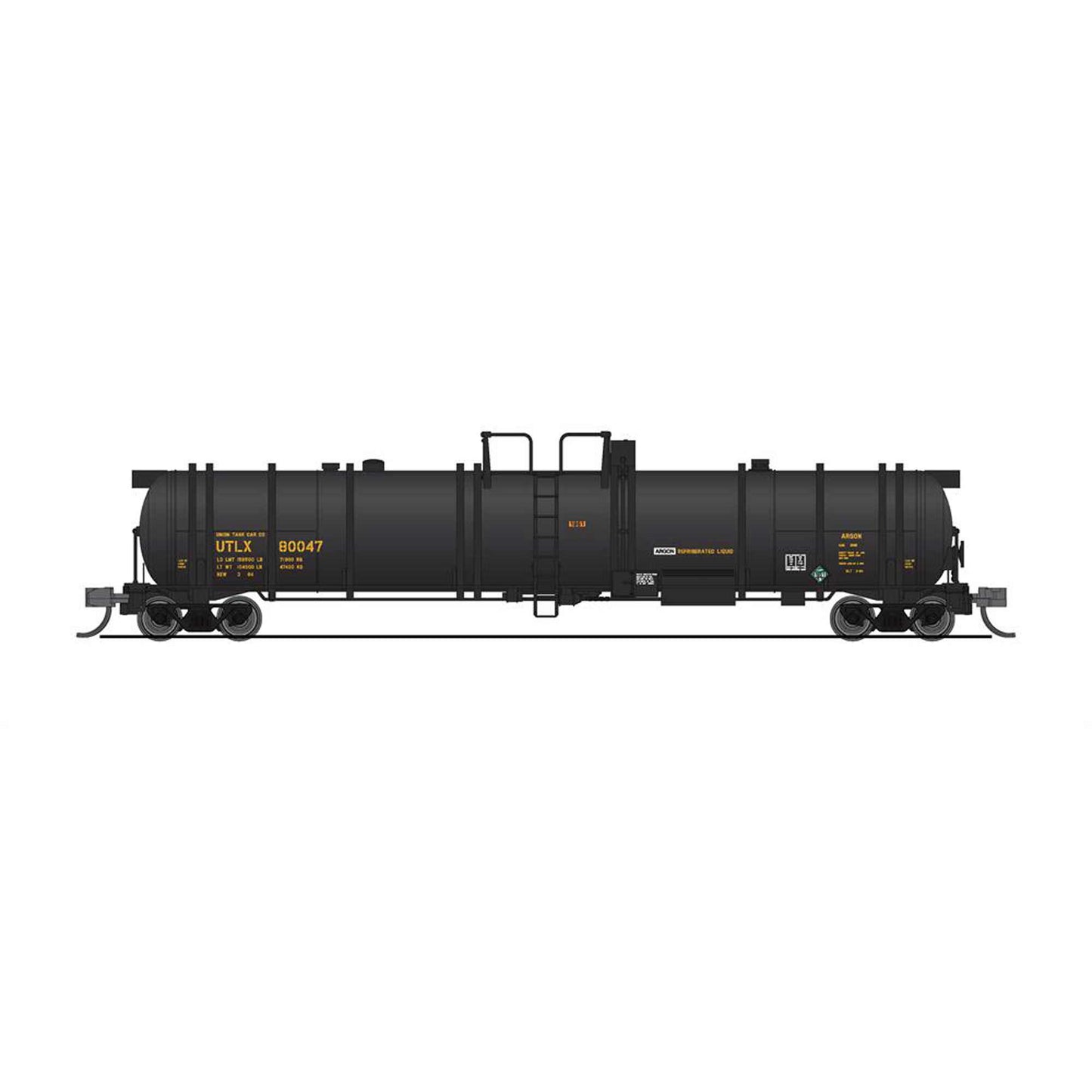 N Cryogenic Tank Car UTLX Black (BLI8157)