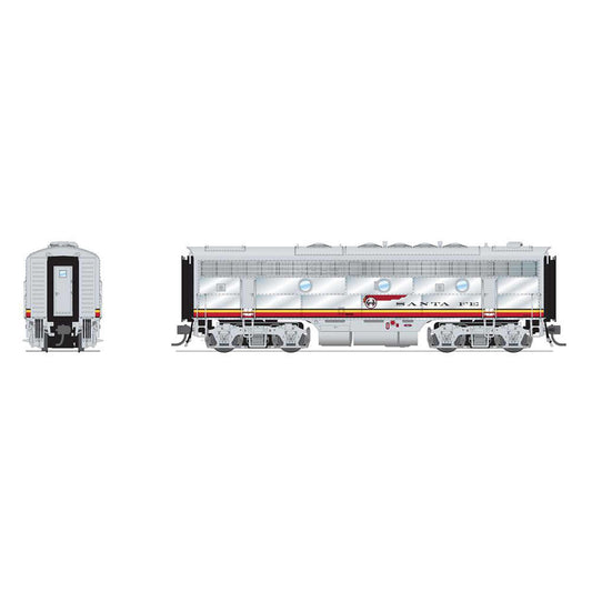 HO EMD F7B Locomotive ATSF 328B Warbonnet with Paragon4 (BLI8199)