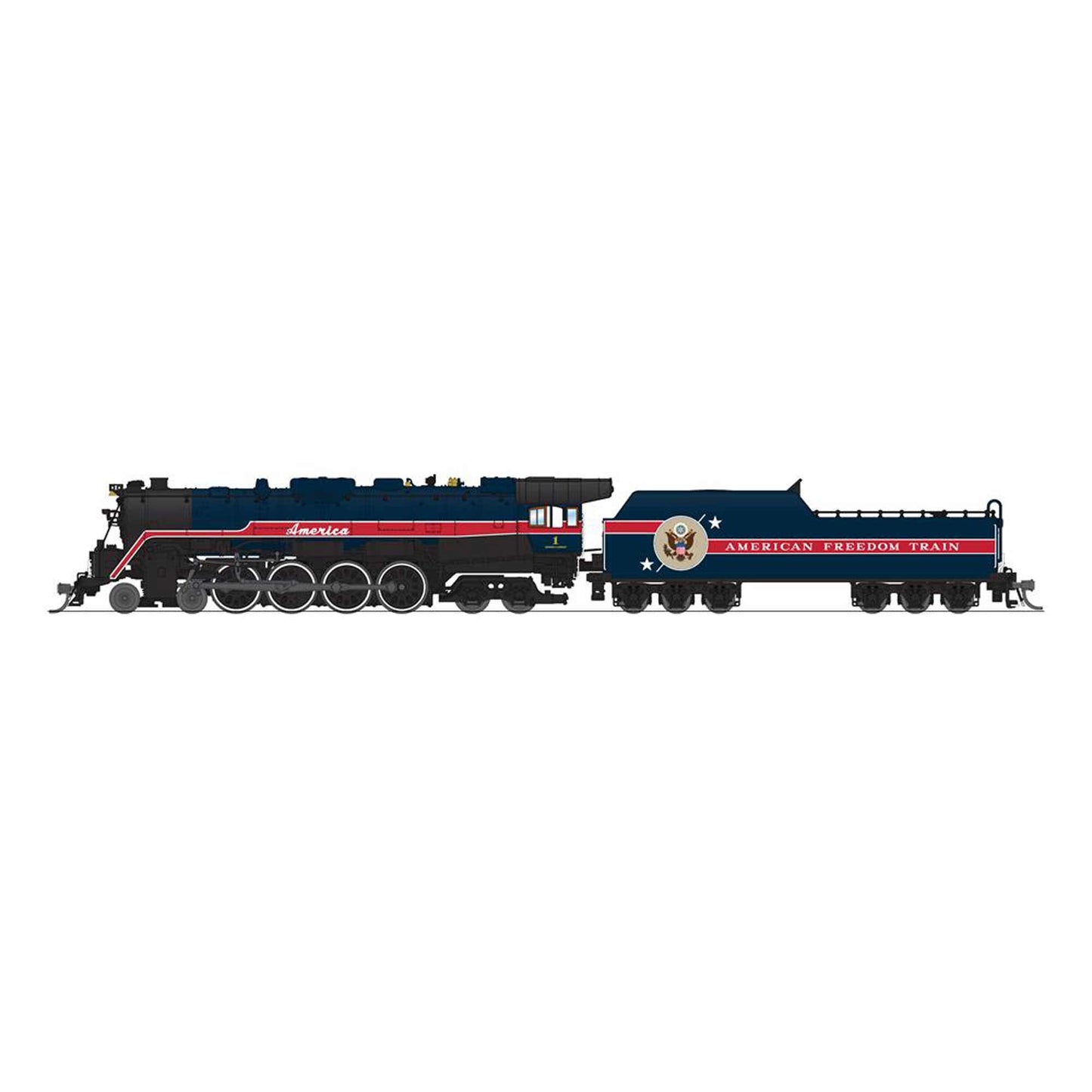 N Reading T1 4-8-4 Locomotive 1976 American Freedom Model (BLI8245)