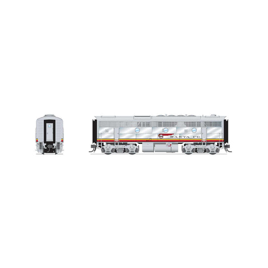 HO EMD F3B Locomotive ATSF 28B Warbonnet Scheme (BLI8331)