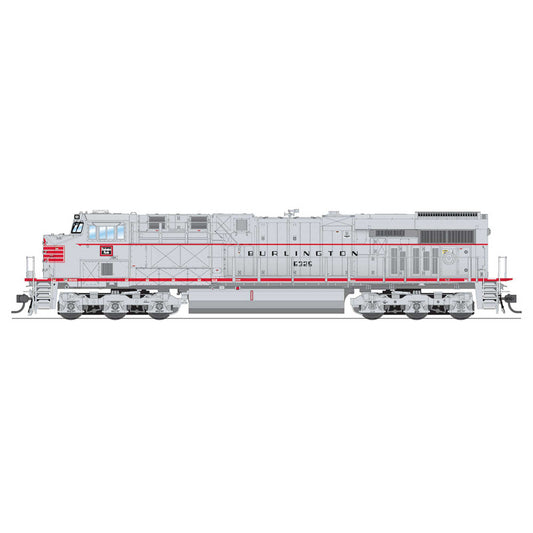 HO GE ES44AC Locomotive CBQ #6325 Aluminum Red Fantasy Paint (BLI8565)