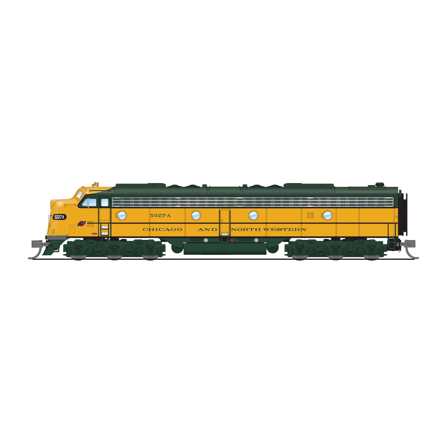 N EMD E8A Locomotive CNW 5027A As-Delivered (BLI8846)
