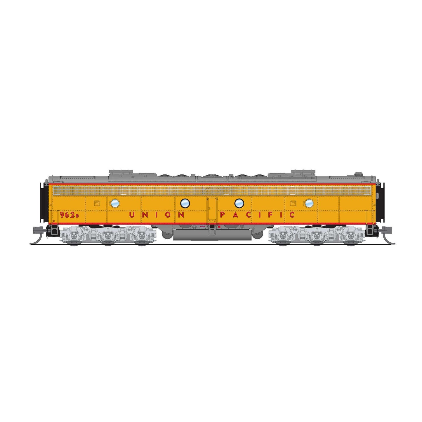 N EMD E9B Locomotive UP 970B Yellow & Gray (BLI8855)