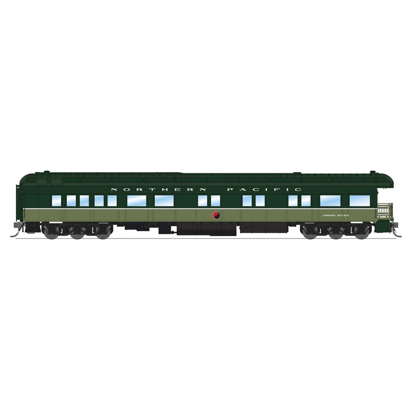 HO Scale Northern Pacific Business Car Green River (BLI8955)