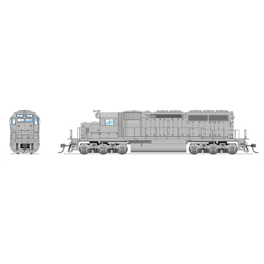 HO EMD SD40 Locomotive Unpainted with C&O Details (BLI9050)
