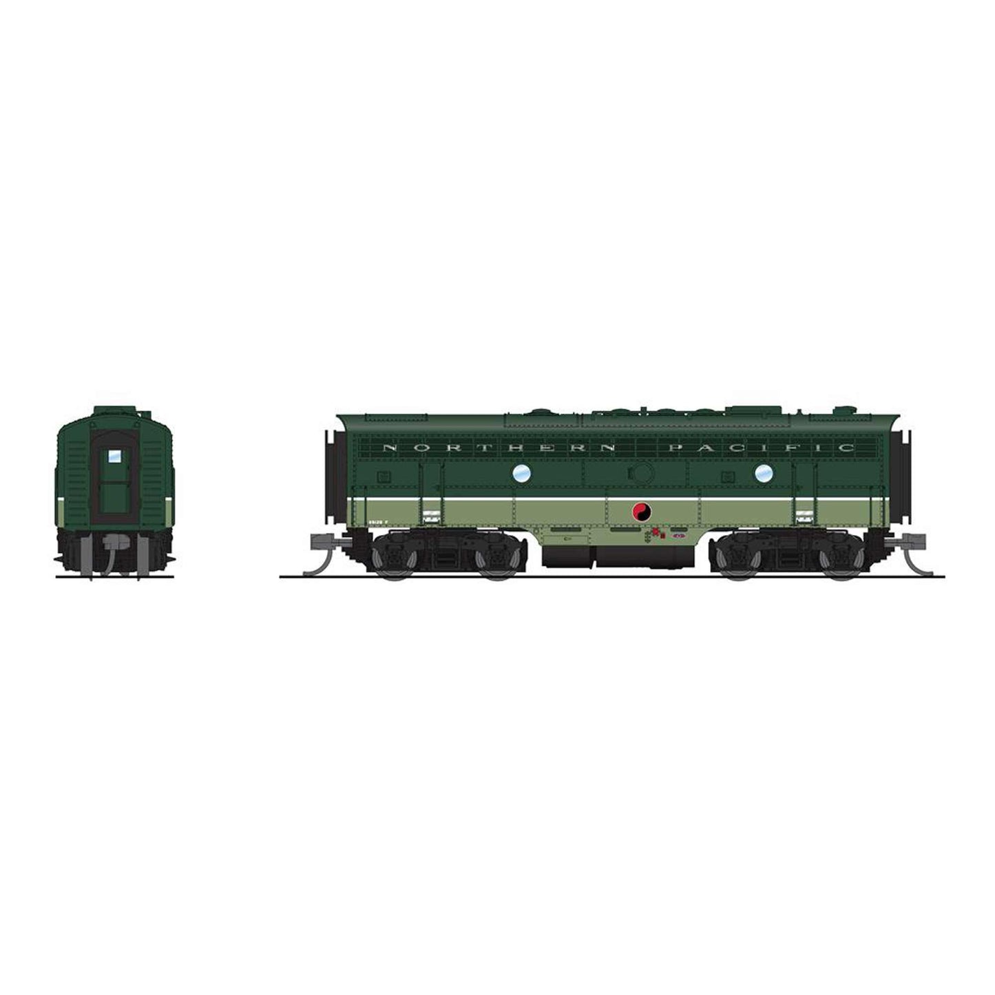 N EMD F7B Locomotive NP 6513B Loewy NCL Scheme (BLI9085)