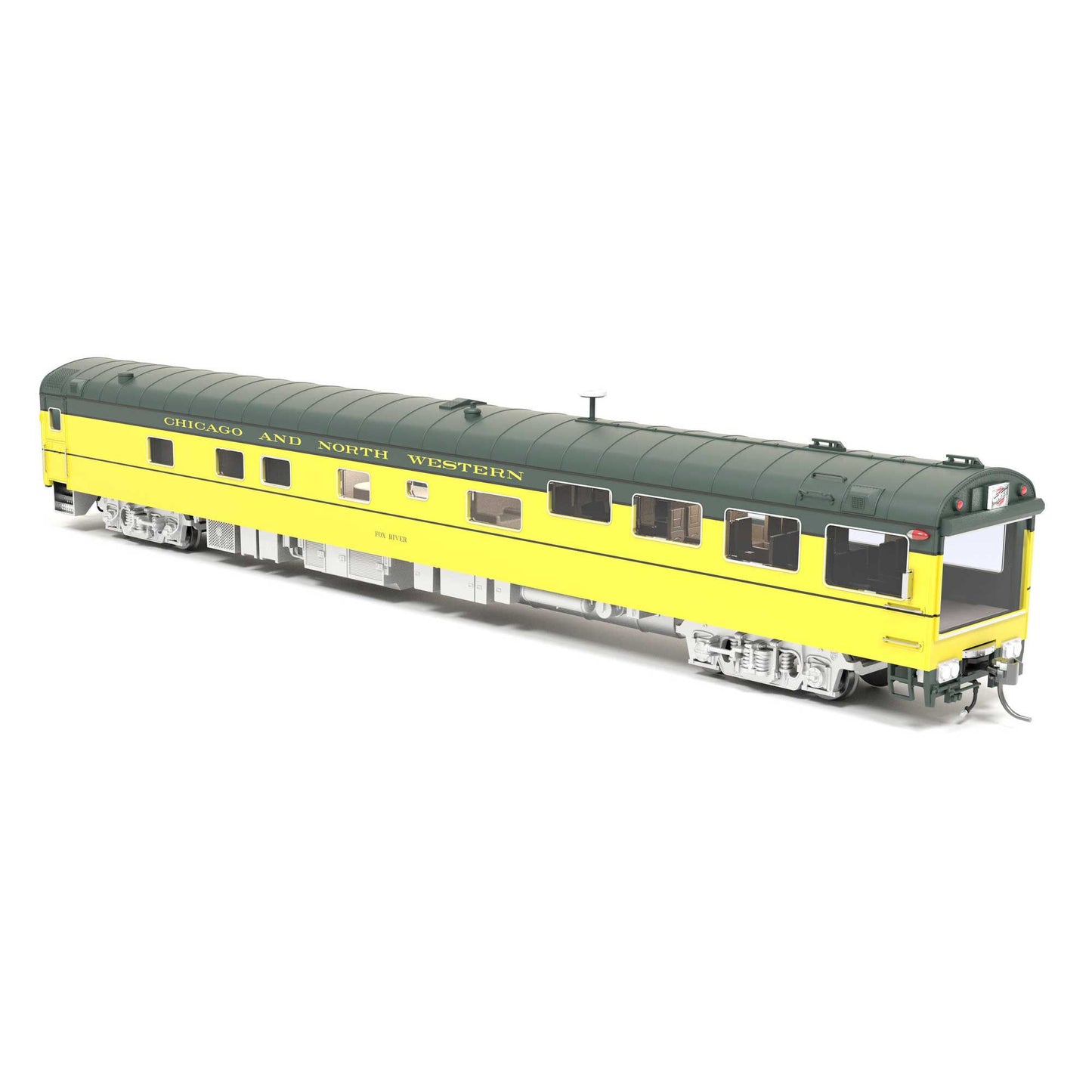 HO Chicago & North Western Track Inspection Car Fox River (BLI9107)