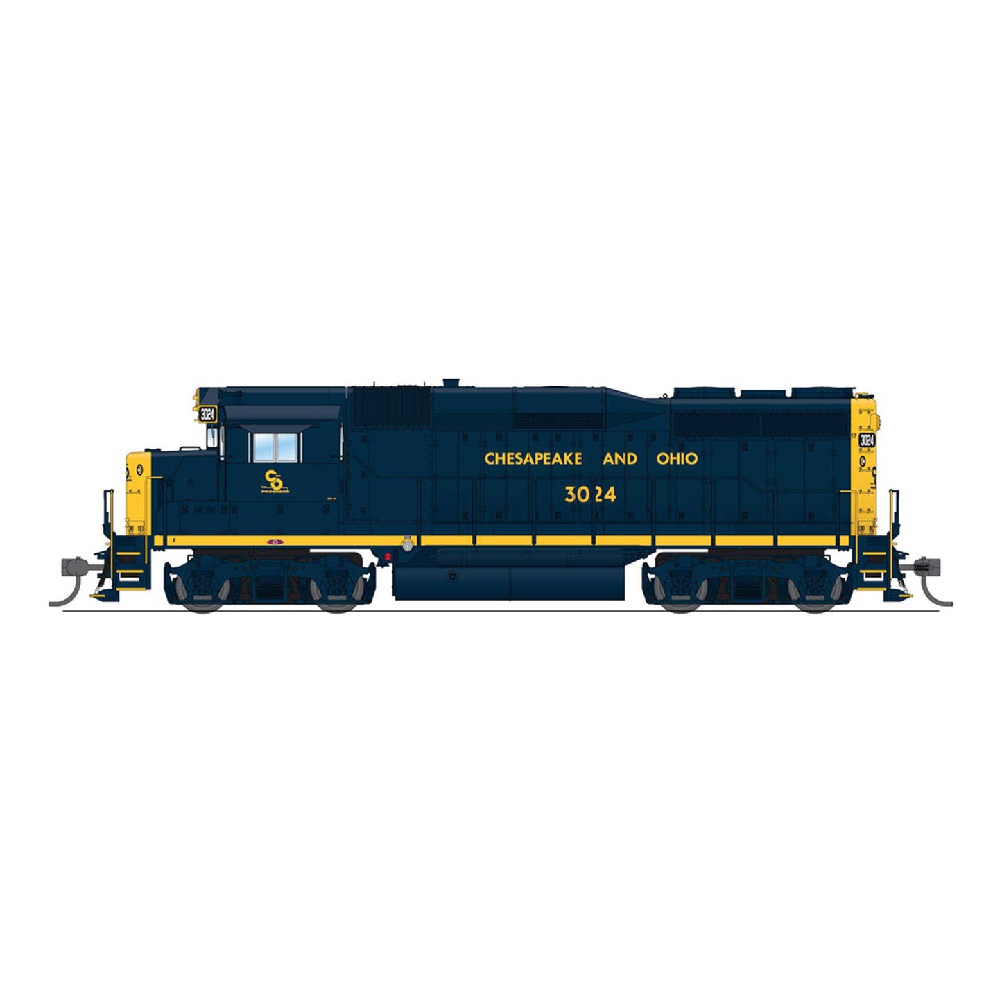 HO EMD GP30 C&O 3024 Model with Paragon4 Sound (BLI9135)