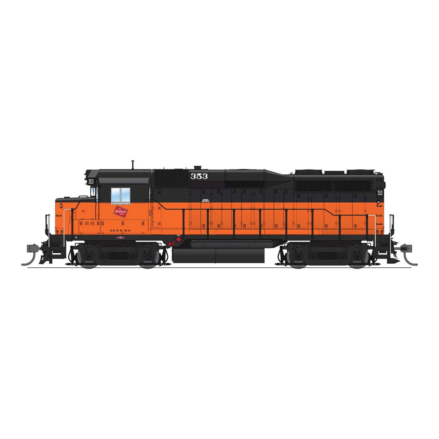 HO EMD GP30 Milwaukee Road 353 Model Locomotive with Sound (BLI9137)