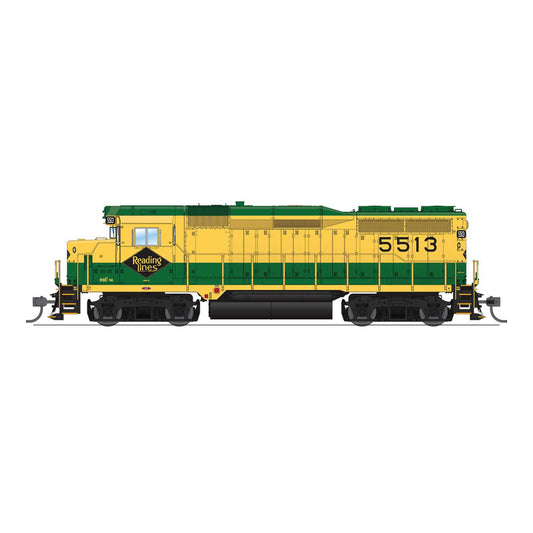 HO EMD GP30 Locomotive RDG 5513 Green and Yellow Paragon4 Sound DC DCC (BLI9139)