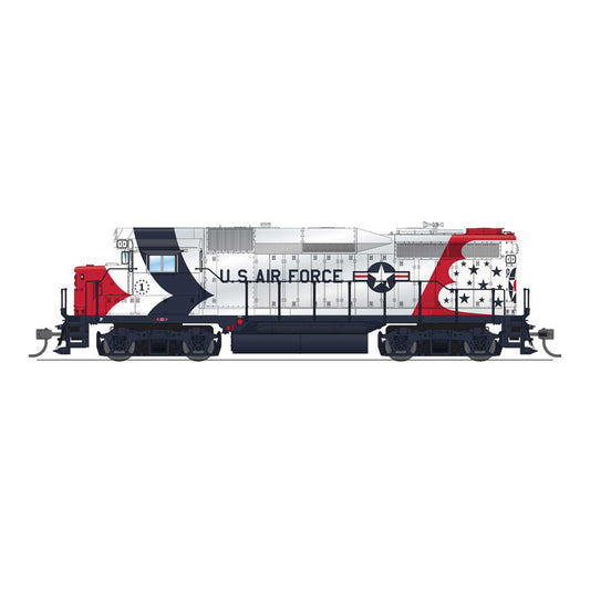 HO EMD GP30 USAF 2250 Diesel-Electric Locomotive No-Sound DCC-Ready (BLI9157)