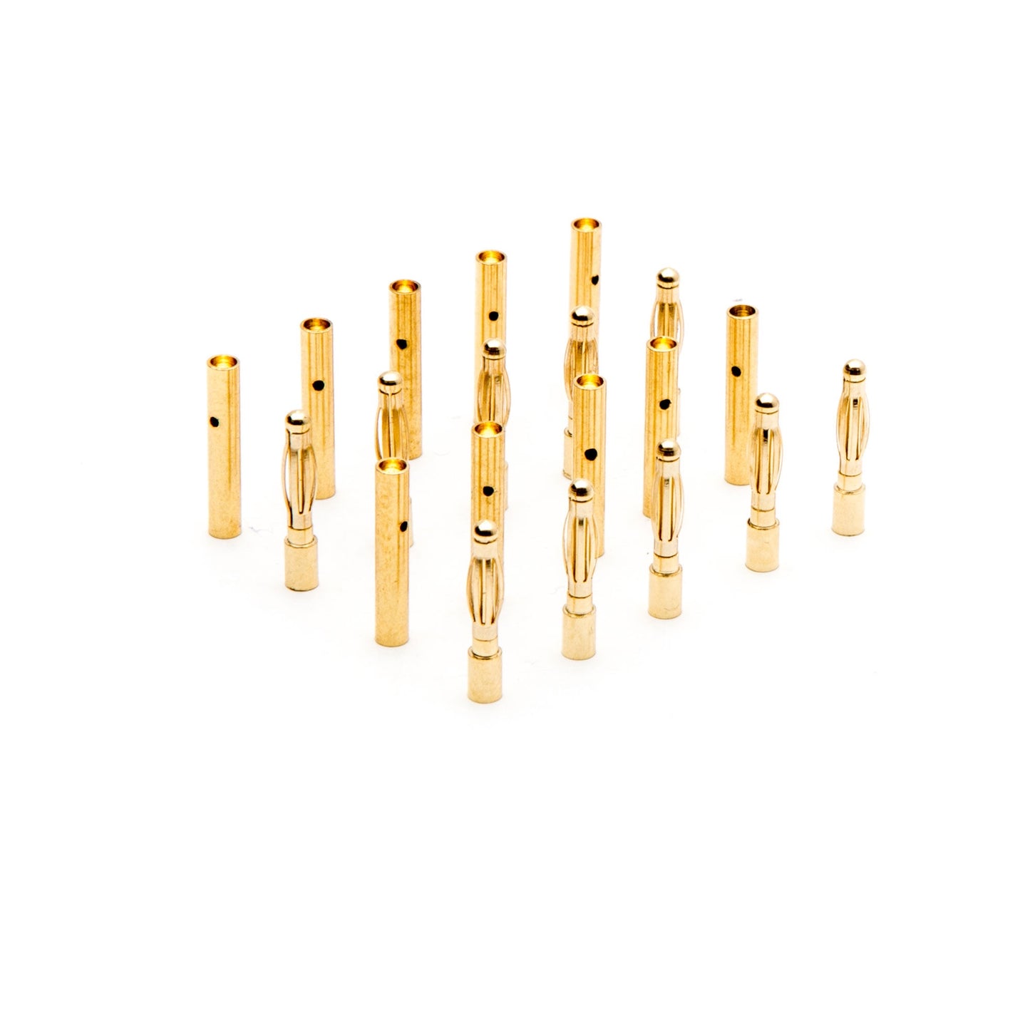 Gold Bullet Connector Set 2mm - 10 Connectors (DYNC0086)