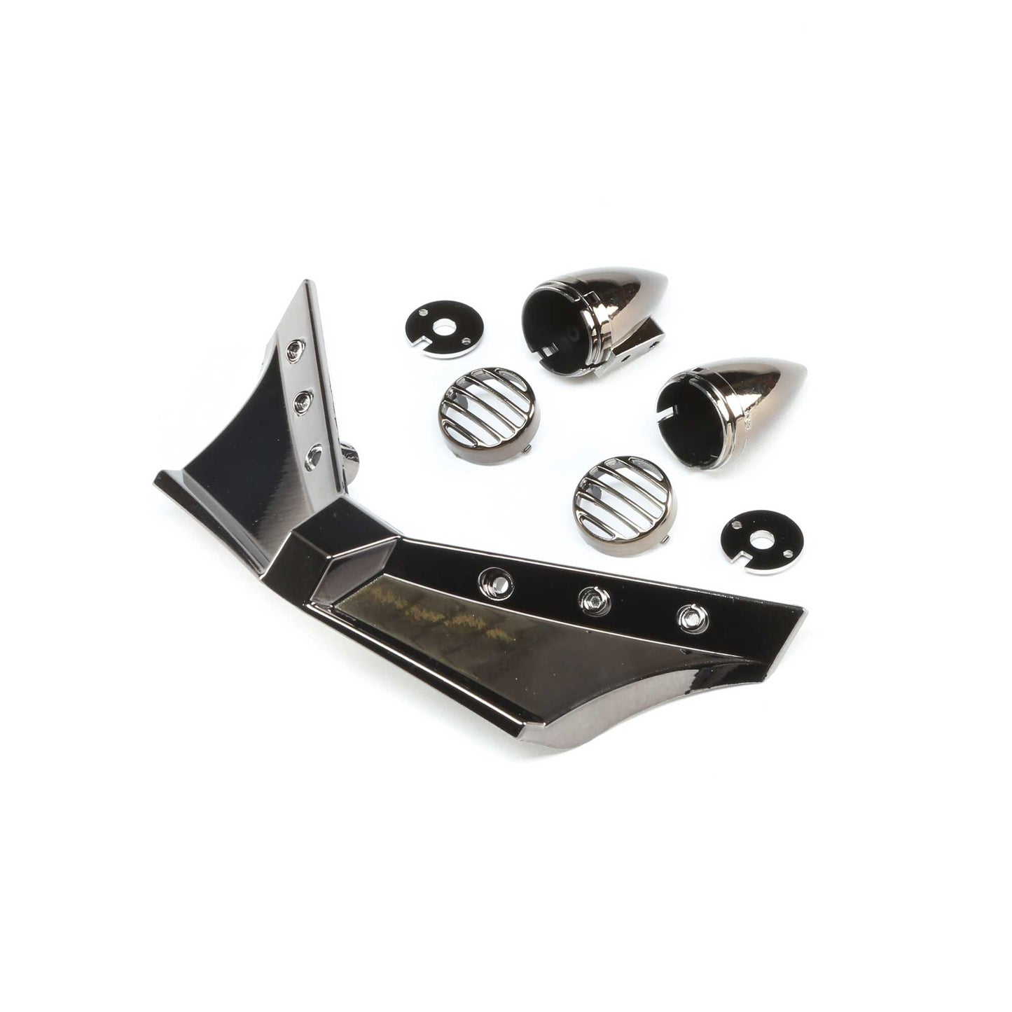 Front Bumper and Headlights for Doomsday Edition RC Vehicle (ECX220002)