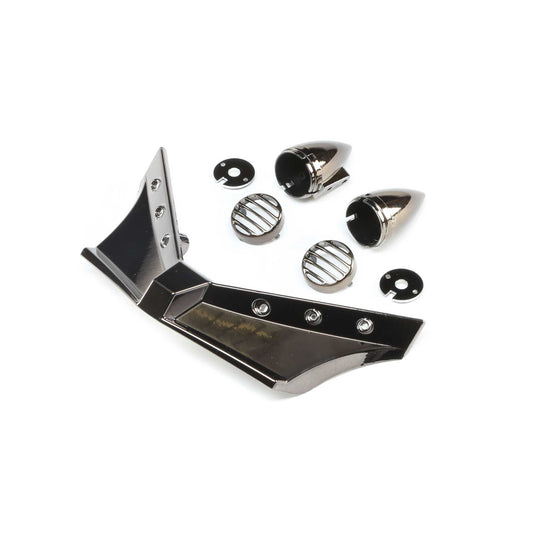 Front Bumper and Headlights for Doomsday Edition RC Vehicle (ECX220002)