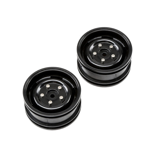 1.9 Black Wheels for 1.9 Barrage Kit and RTR (Set of 2) (ECX41004)