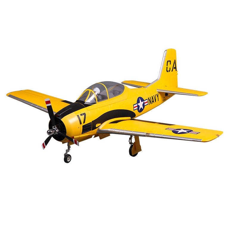 T-28D Trojan V4 Yellow PNP 1400mm (FMM083PYEL)