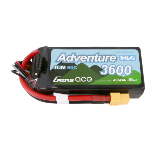 G-Tech Smart LiPo Battery 11.4V 3600mAh 3S 60C (GEA363S60X6GT)