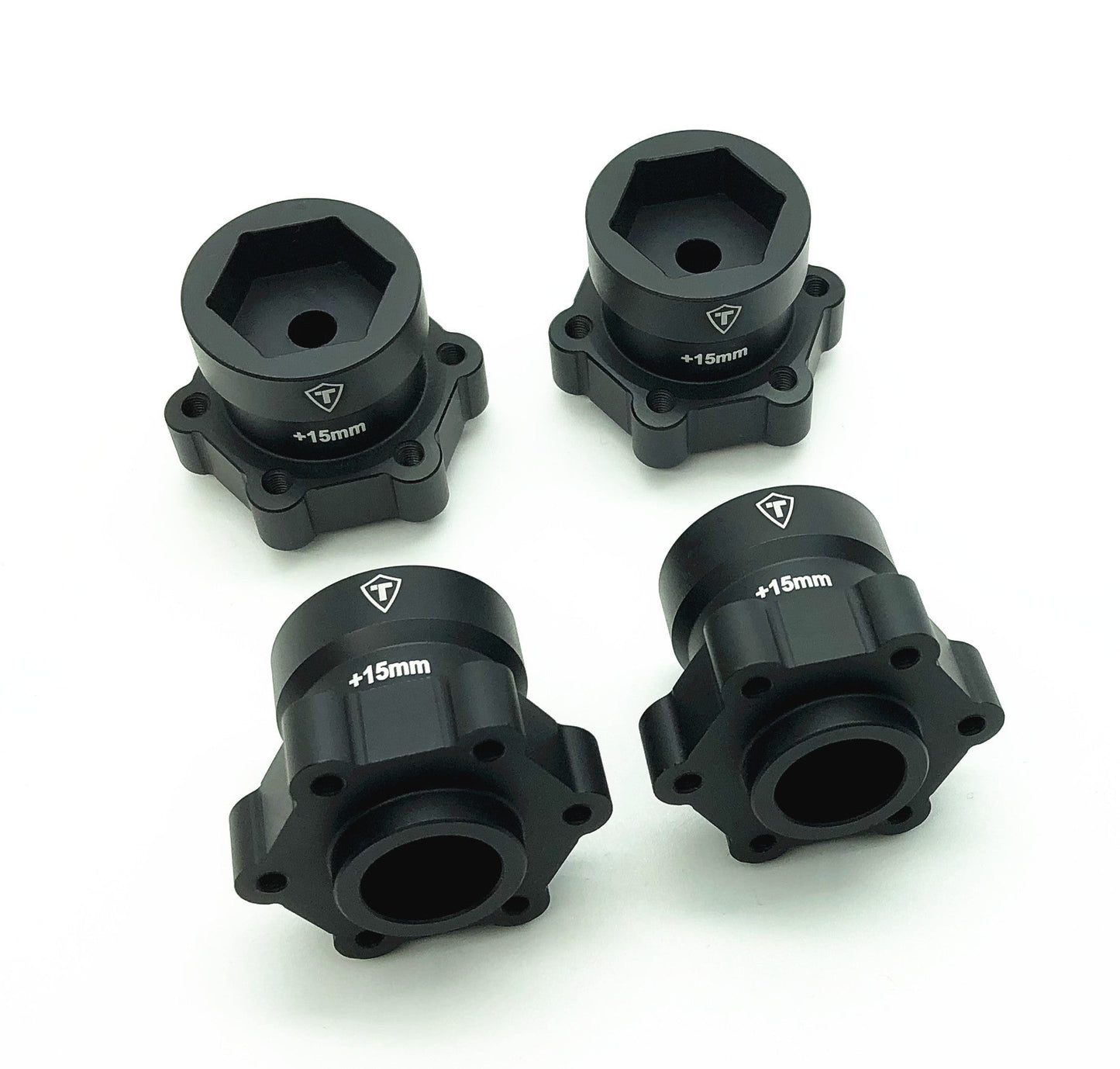 Wheel Hubs Spacers +15mm LMT BLK (TRLB07SSHMPB)